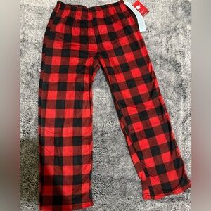 Wondershop Red and Black Plaid Kids Pajama Bottoms